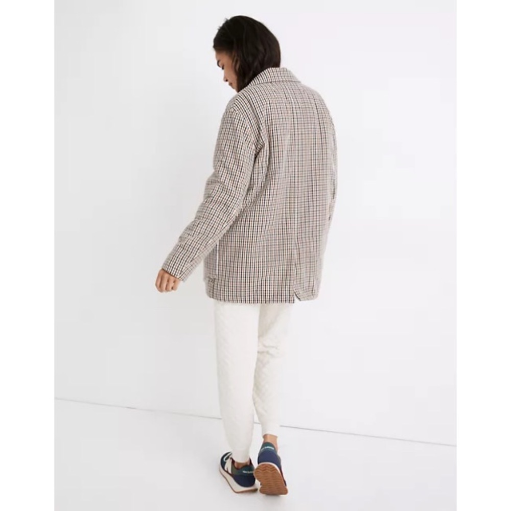 🆕 Madewell Padded Jacket in Plaid - Picture 3 of 3